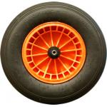 Kruiwagenwiel kunststofvelg oranje